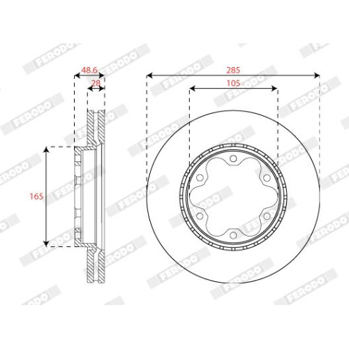 BRAKE DISC TOYOTA QUANTUM 2.5 2.7 BRAKE DISC TOYOTA QUANTUM 2.5 2.7